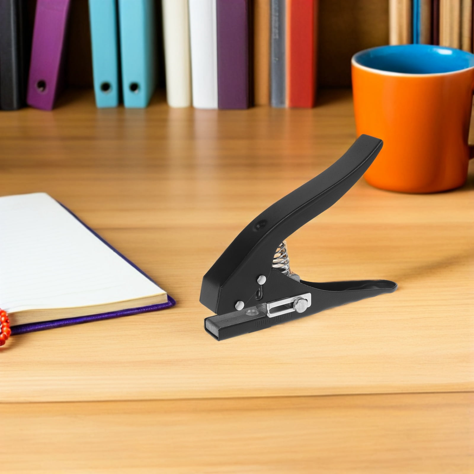 Raindrops Heavy Duty Manual Single Hole Puncher for Office Use, Punch with Round Hole Design