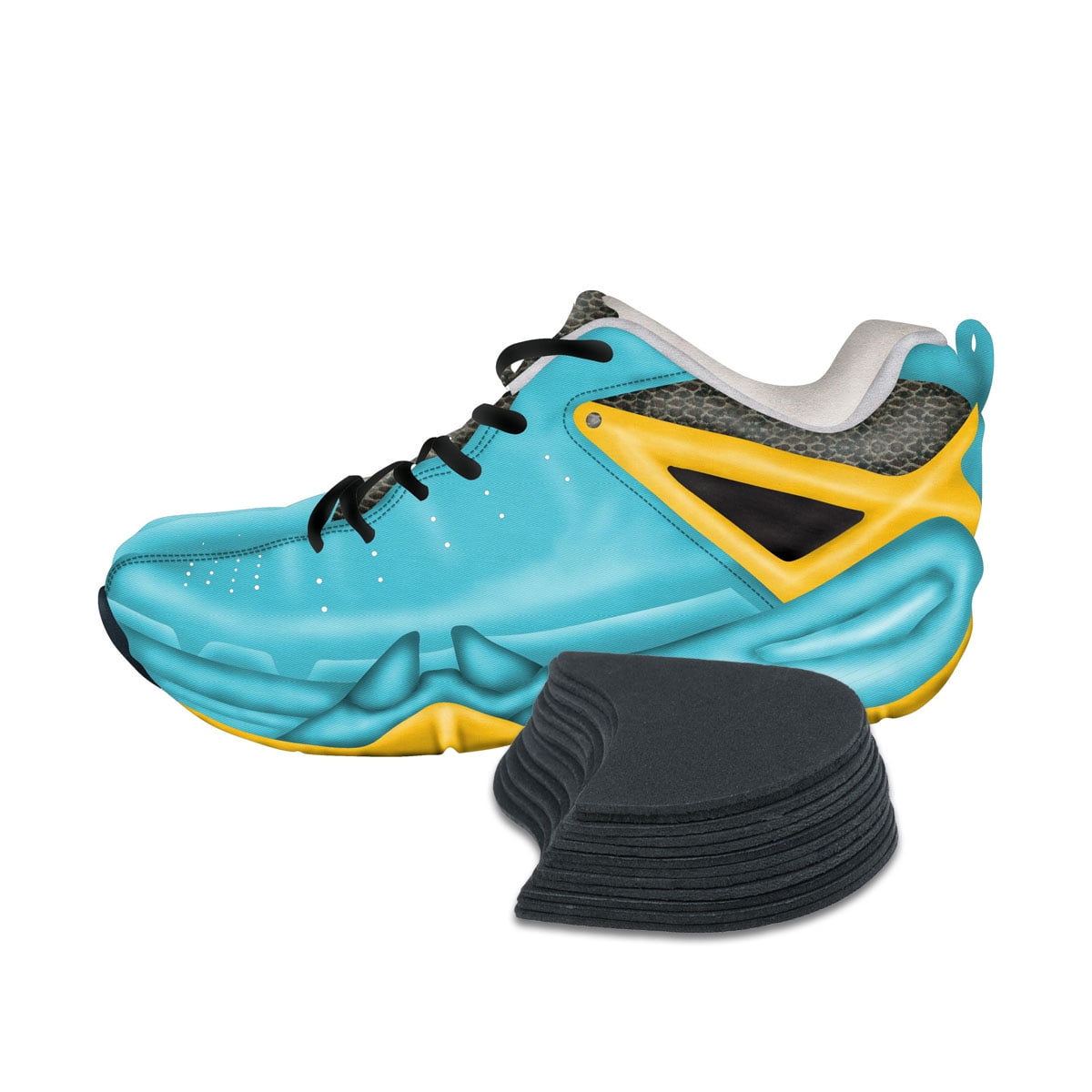 shoe leveler for walking boot