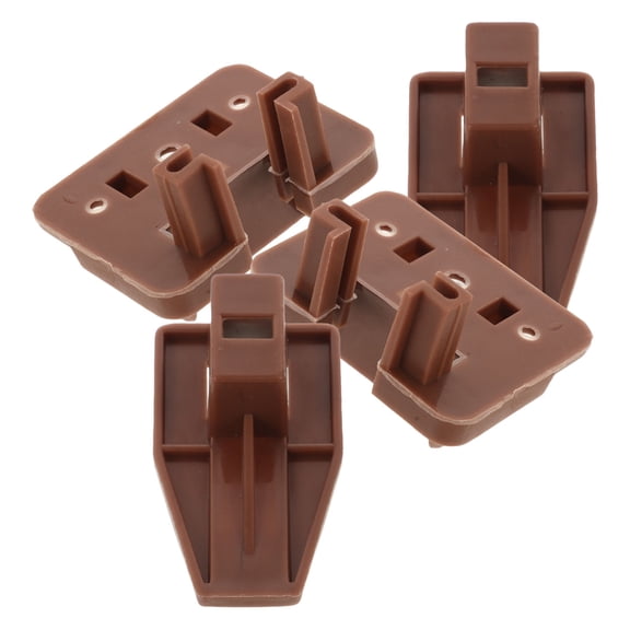 Raindrops Plastic Drawer Glide Stoppers, 2 Sets, 1.8x1.5x1.4in Replacement Parts for Smooth Drawer