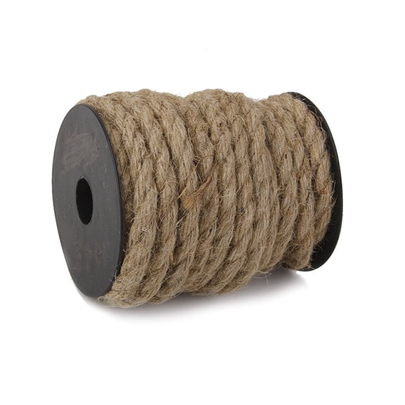 Raindrops Hessian Fabric Ribbon Jute Twine For Crafting Tool And Floral Yards 1Pcs Coffee Color
