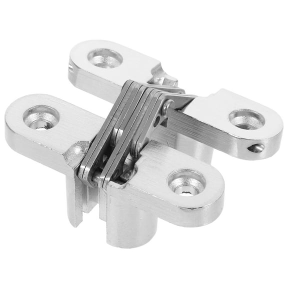 Raindrops Zinc Alloy Hidden Hinges for Wooden Doors, 1 Piece, 1.73 x 1.46 x 0.43 Inch Hardware