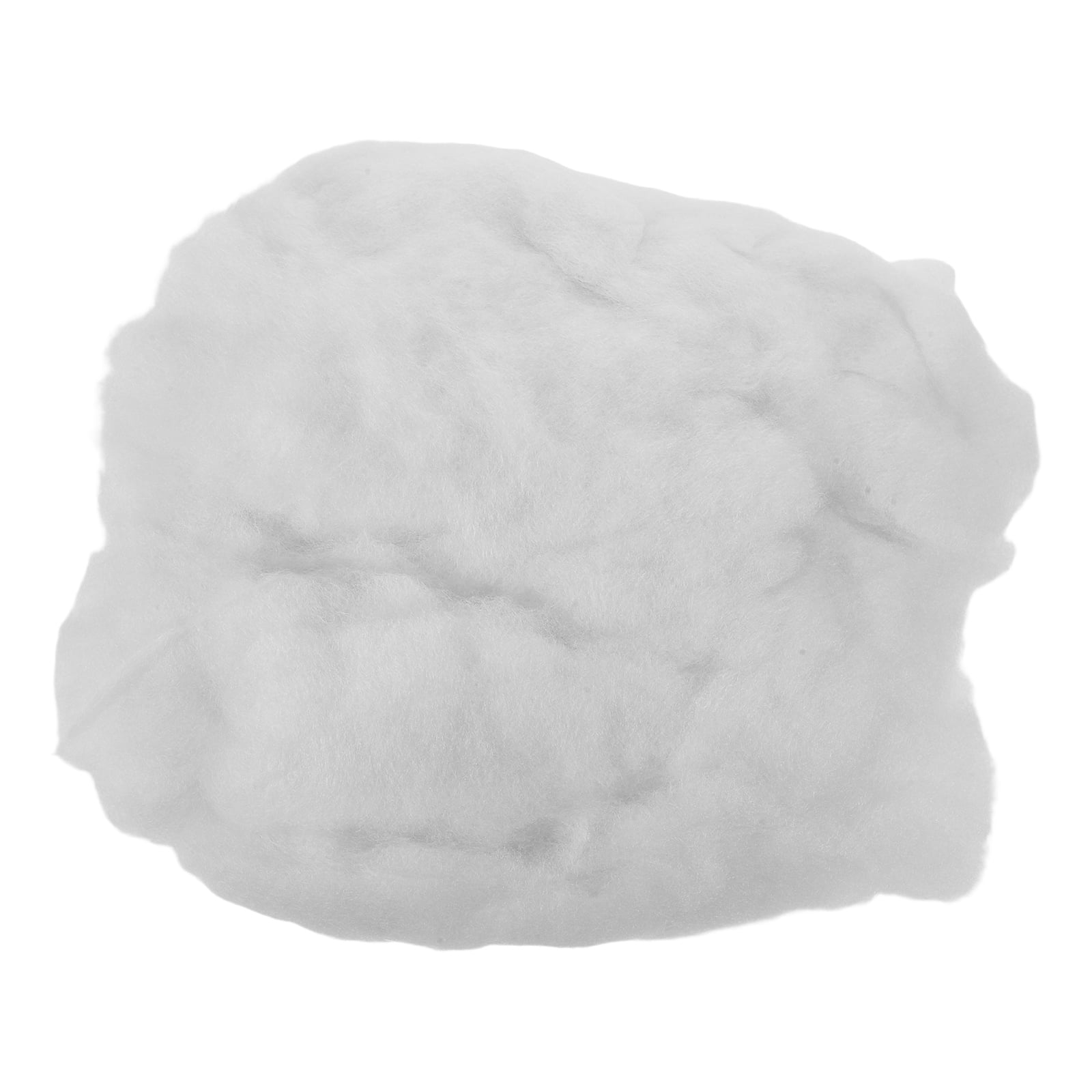 Raindrops White High-Elastic Polyester Fiber Fill for Couch Cushions, Pillows, Craft Stuffing, and Home Projects