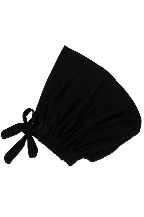 Comfortable Black Muslim Hijab Scarf Undercap Stretchy Soft Fabric for Daily Wear