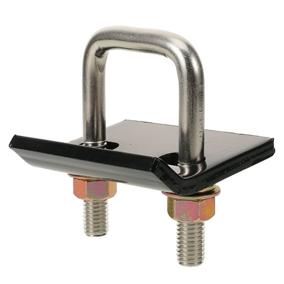 Raindrops Hitch Anti Rattle Tightener Trailer Automatic Cable Clamp Bracket Clip Black
