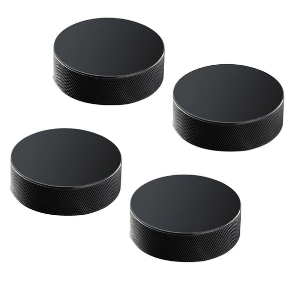 Raindrops Hockey Accessories Black Round for Pond Hockey Rink Hockey Athletes