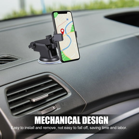 Raindrops Holder for Cell Car Mobile Phone Easy to Remove Adjustable Mount