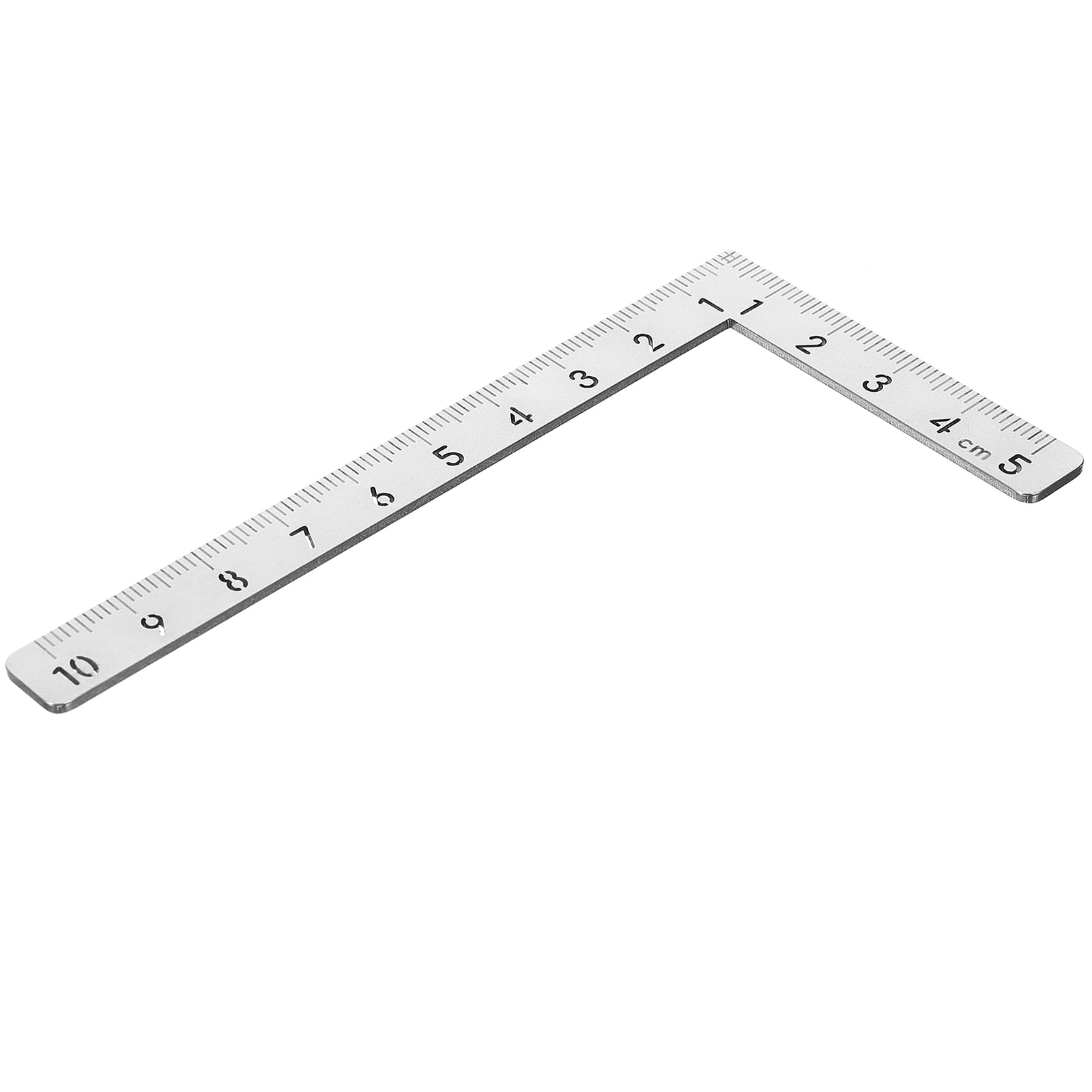 Raindrops Precision Ruler Woodworking Square Silver Stainless Steel ...