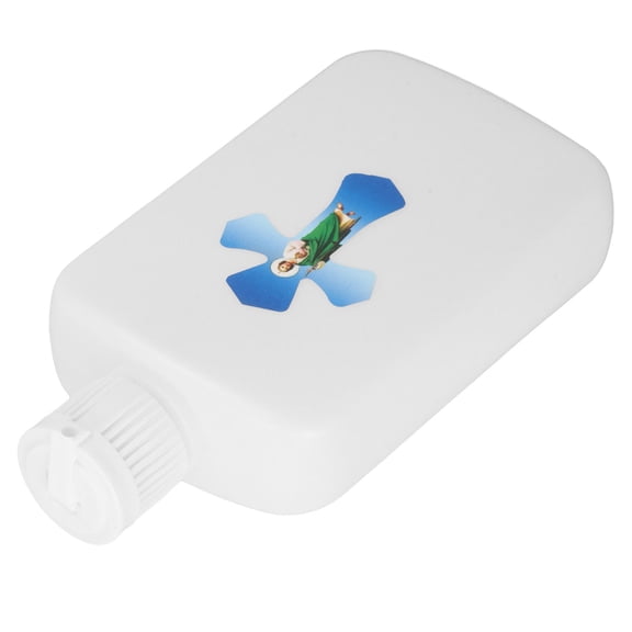 Raindrops Holy Water Bottle for Religious Ceremonies Plastic Cross Container for Baptism and Easter Decorative Holy Water Bottle for Home and Alta Prayer Bottle for Blessings