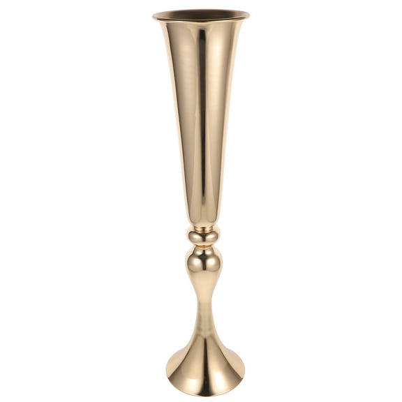 Raindrops Home Decor Wedding Dining Table Center Vase DIY Vase Office 56X13X13CM Golden