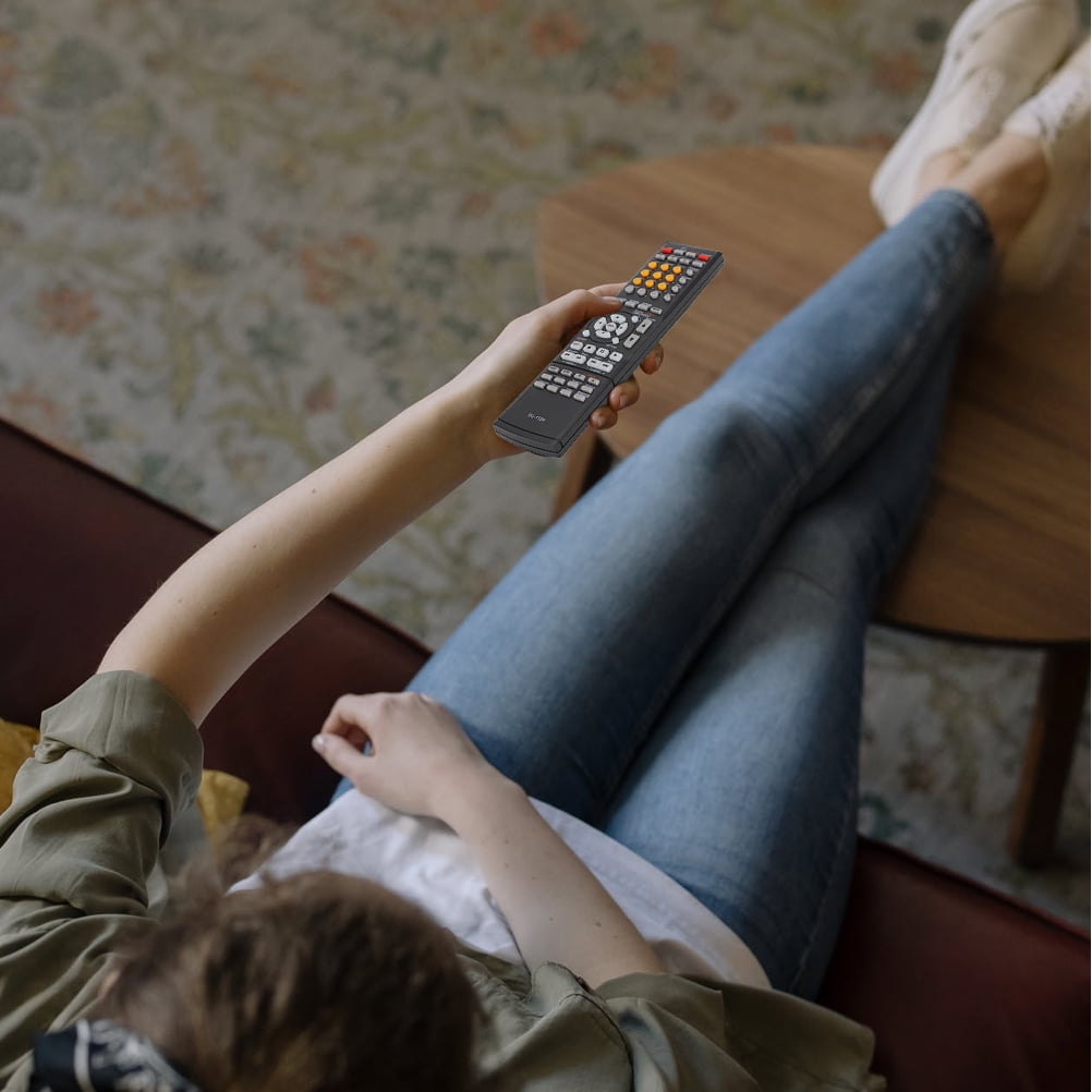 Raindrops Home Remote Control for Av Receiver Black with Big Buttons ...