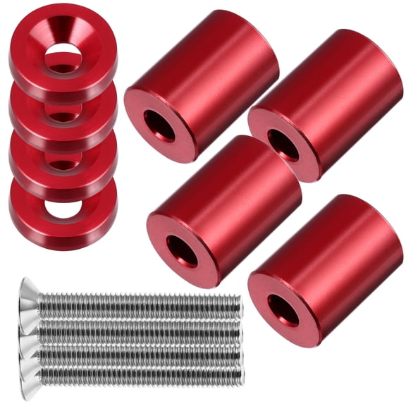 Raindrops Hood Spacer Riser Engine Hood Ventilation Spacer Riser Kit for 6mm Universal