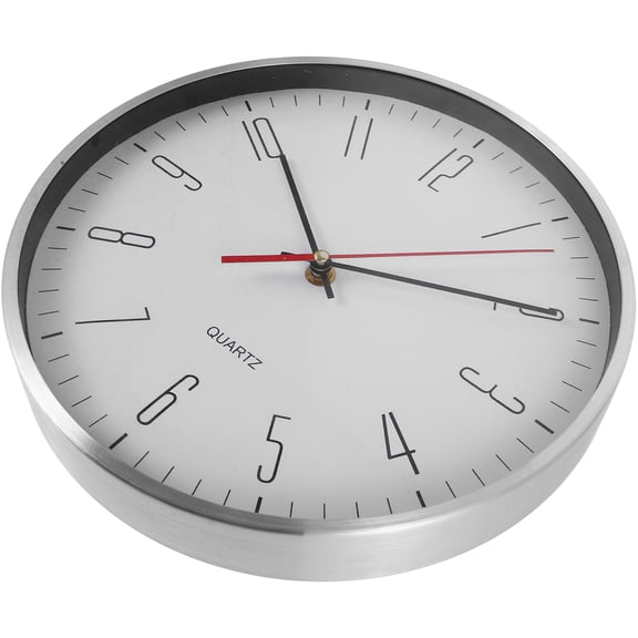 Raindrops House Decor Wall Simple Wall Clock Office 28.20X28.20X4.10CM White