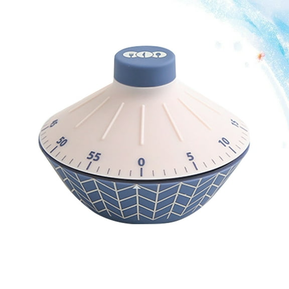 Raindrops  Household Countdown Timer Old-fashioned Kitchen for Cooking Visual Child Blue