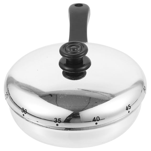 CRILSTYLEO Stainless Steel Kitchen Timer Manual Countdown Tool for Baking Cooking and Egg Boiling