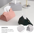 thumbnail image 1 of Raindrops Grey PU Tissue Box Holder Set - Stylish and Elegant Storage Case for Home and Office Use, 1 of 6