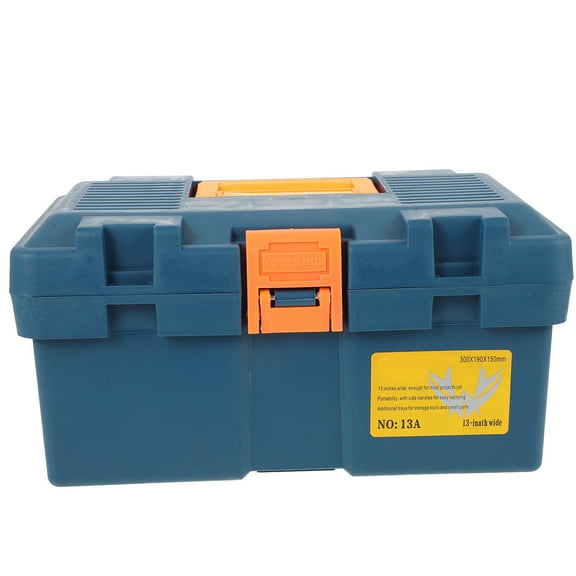 Raindrops Plastic Household Toolbox with Handle, Multi-Function Tool Organizer and Storage Case