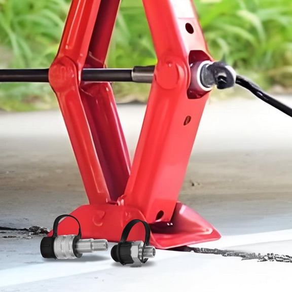 Raindrops High Quick Connect Couplers Carbon Steel 2 Pieces Jack Hydraulic Fittings