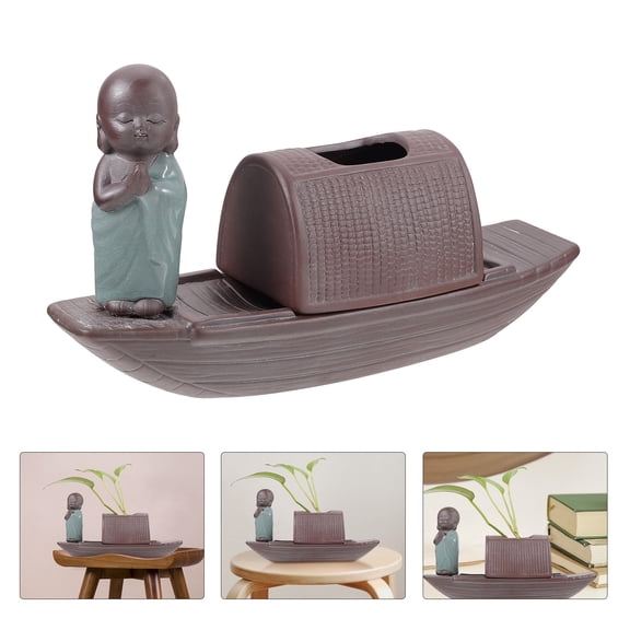 Raindrops Hydroponics Hydroponic Vase Decoration Tabletop Vase 22X6.5CM Black