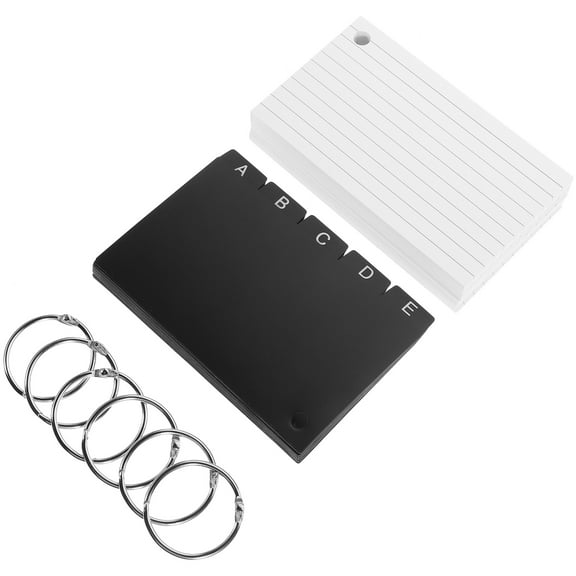 Raindrops Flashcards With Binder Ring Black General Users Office Use 1 Set 4.9X3In