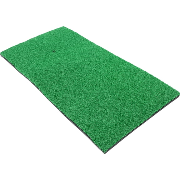 Raindrops Professional Grade Golf Turf Mat Green Color for Effective Golf Practice Sessions