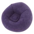 thumbnail image 1 of Raindrops Dark Inflatable Lazy Sofa Chair - Space Saving Portable Seat for Dorm, Travel, Picnic, Outdoor Relaxation, 1 of 8