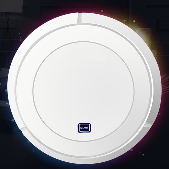 Raindrops White Automatic Robot Vacuum Cleaner with , Flexible Movement, Home Floor Dust Collector and Cleaner