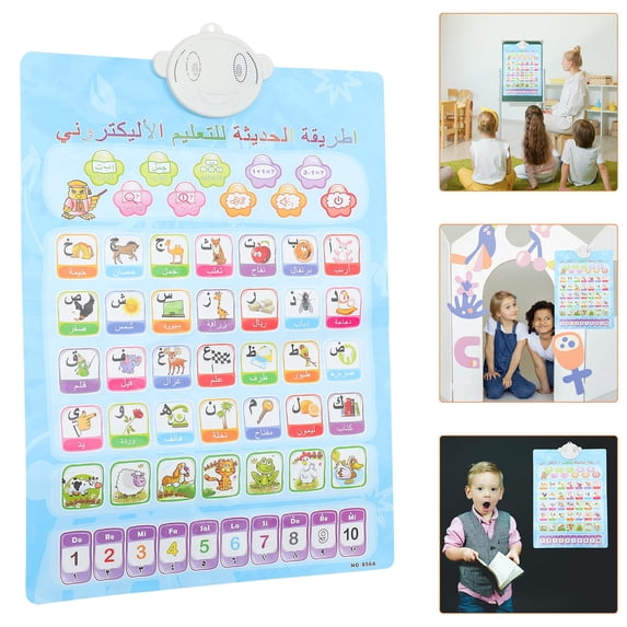 Raindrops Interactive Alphabet Wall Chart for Kids Playing Bright ...