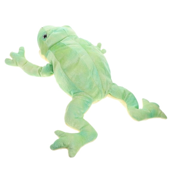 Raindrops Green Plush Animal Hand Puppet for Kids Interactive Storytelling, Role Play, and Fun Playtime Activities