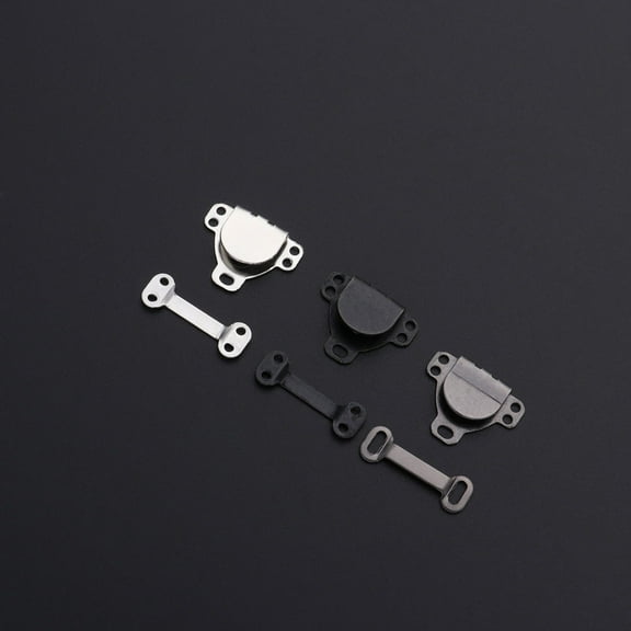 Raindrops Invisible Button Tool for Clothes 60 Sets Assorted Color Copper Eye Hook Lightweight Durable