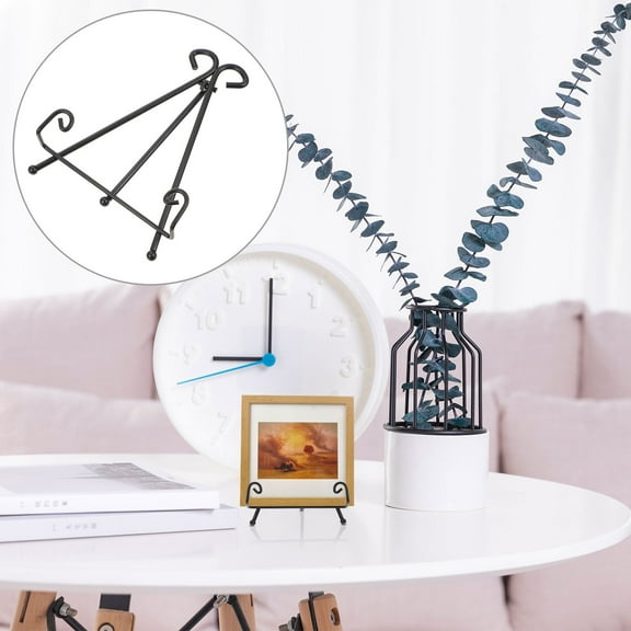 Raindrops Iron Craft Photo Holder Display Shelf Desktop Photo Frame Stand Iron Craft Rack