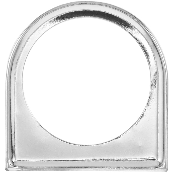 Raindrops Car Gauge Mount Holder, Iron Material, Precise Compatibility, Single Hole, Silver