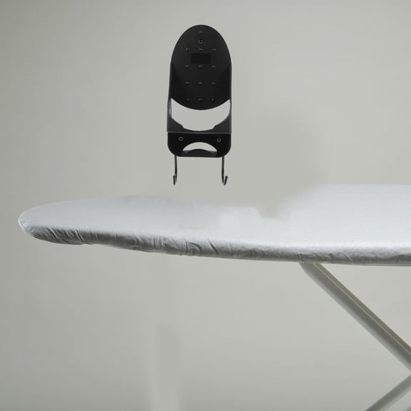 Raindrops Wall Mounted Iron Stand Holder for Ironing with Burn Prevention, Bathroom Iron Rack, 1 Set