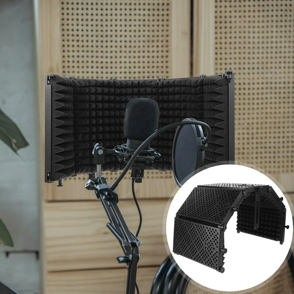 Raindrops Isolation Shield for Mic 1 Set Microphone Cover with Noise Reduction Function 25.5X69CM