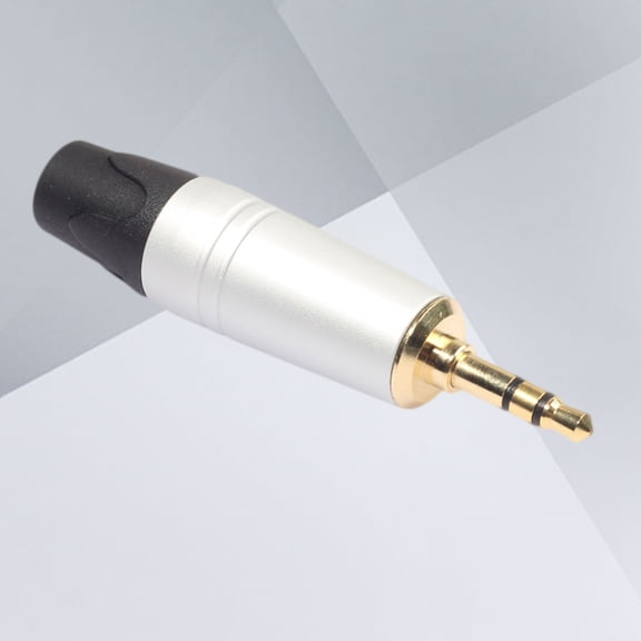 Raindrops Jack Plug Adapter 5Pcs Rectangular with Rounded Edges for Audio Connection 2.4x0.53x0.53in