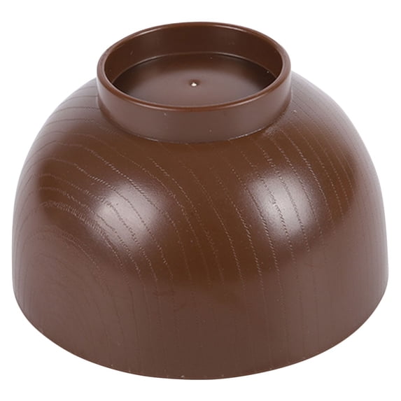 Raindrops Wood Grain Unbreakable Plastic Soup Bowl Coffee Mug for Home Kitchen Use