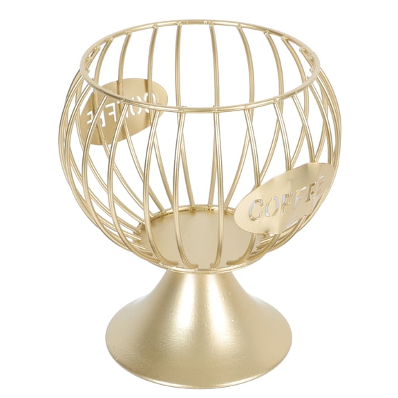 Raindrops Jelly Holder Coffee Shop Accessory Organizers Fruit Basket Golden
