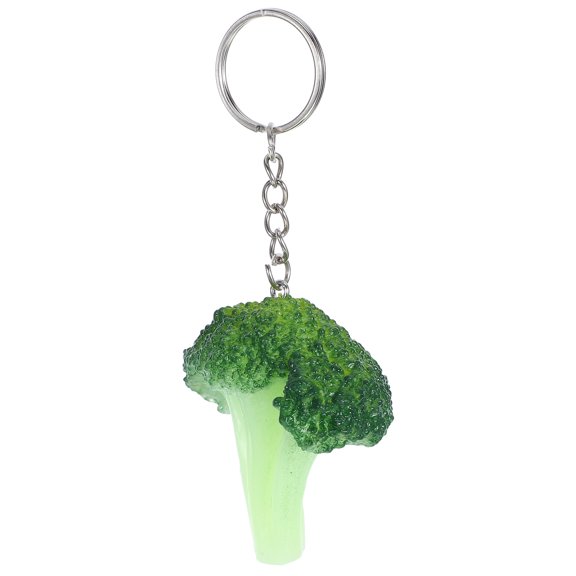 Raindrops Kawaii Vegetable Keychain 1Pack Assorted Color Resin And Metal Pendant Style For Bag Users