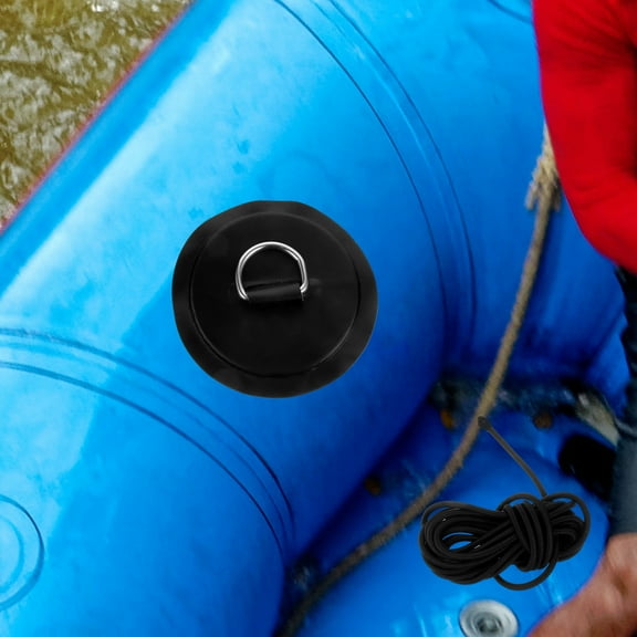 Raindrops Kayak D-Ring Patch Suit for Safety Grab Lines Inflatable Boat Accessories 1 Set