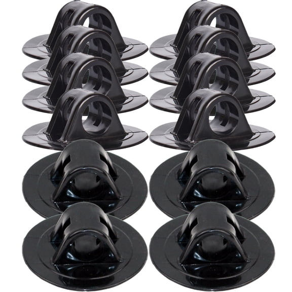 CRILSTYLEO Kayak Motor Holder Black PVC Durable Inflatable Boat Accessory 12Pcs