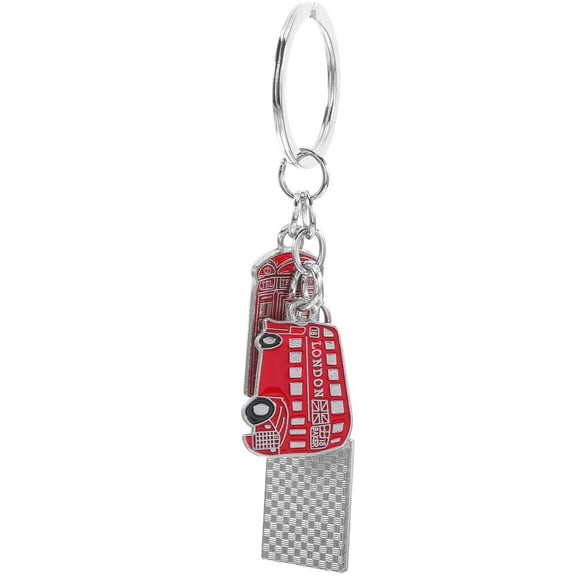 Raindrops Key Pendant Metal Keychain 1Pack Craftsmanship for Travel Souvenir