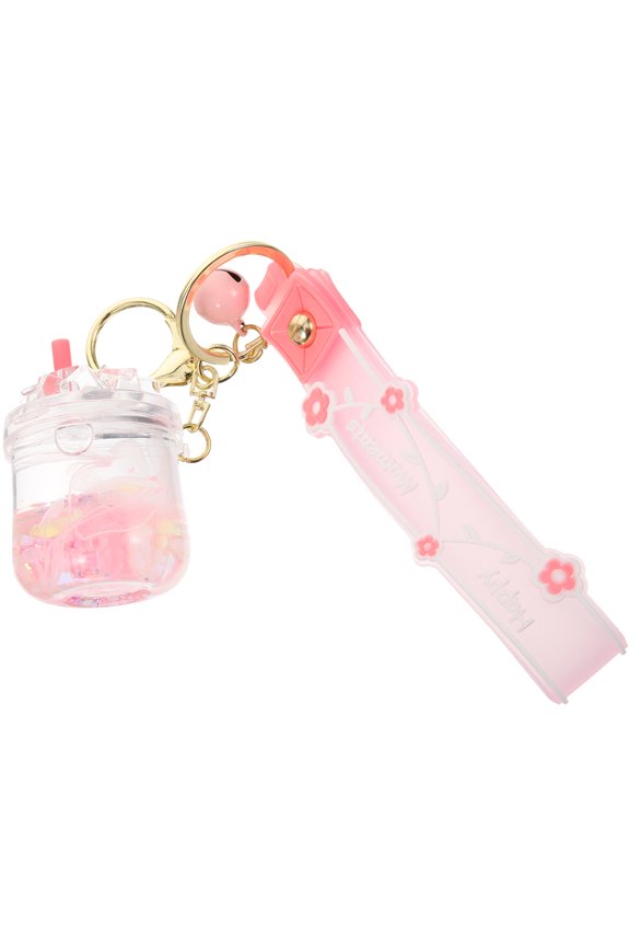 Key Rings Milk Tea Cup Keychain Pendant Decoration Creative