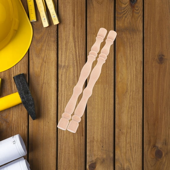 Raindrops Khaki Wooden Roman Column Pillars for Elegant Home Decor Versatile Design Crafted from Durable Solid Wood 2 Pieces