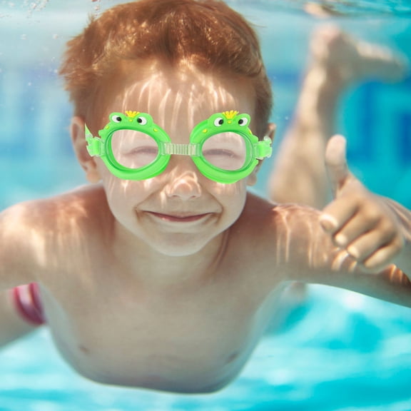 Raindrops Kid Pool Children's Swimming Goggles Girls Swim Goggles Toddler 25X8X6.5CM Green