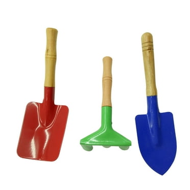 Raindrops Kids Metal Gardening Tool Set for Boys, 3pcs