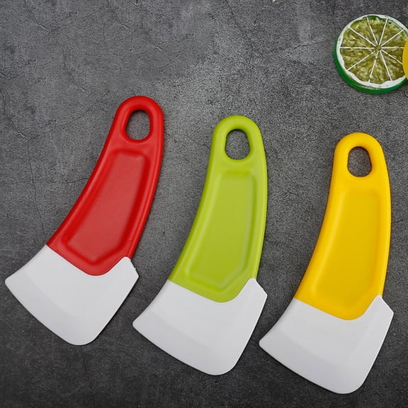 Raindrops 4-Pack Silicone Kitchen Scrapers Flexible Jar Spatulas for Pot, Pan, and Jam Cleaning