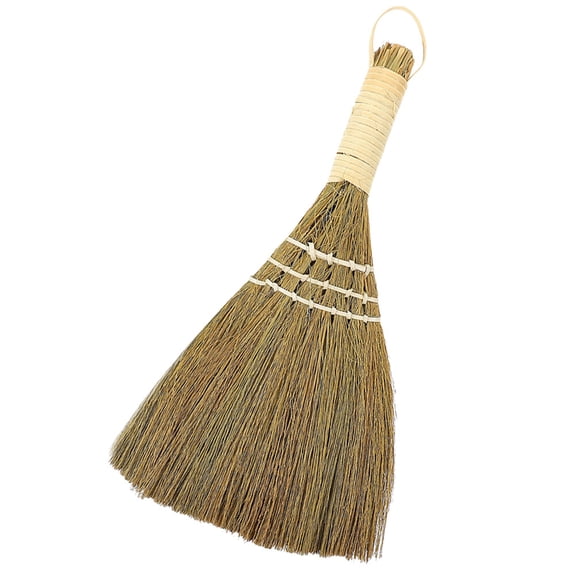 Raindrops Multi-Purpose Tabletop Cleaning Broom with Miscanthus Bristles for Bookshelves and - 1 Set