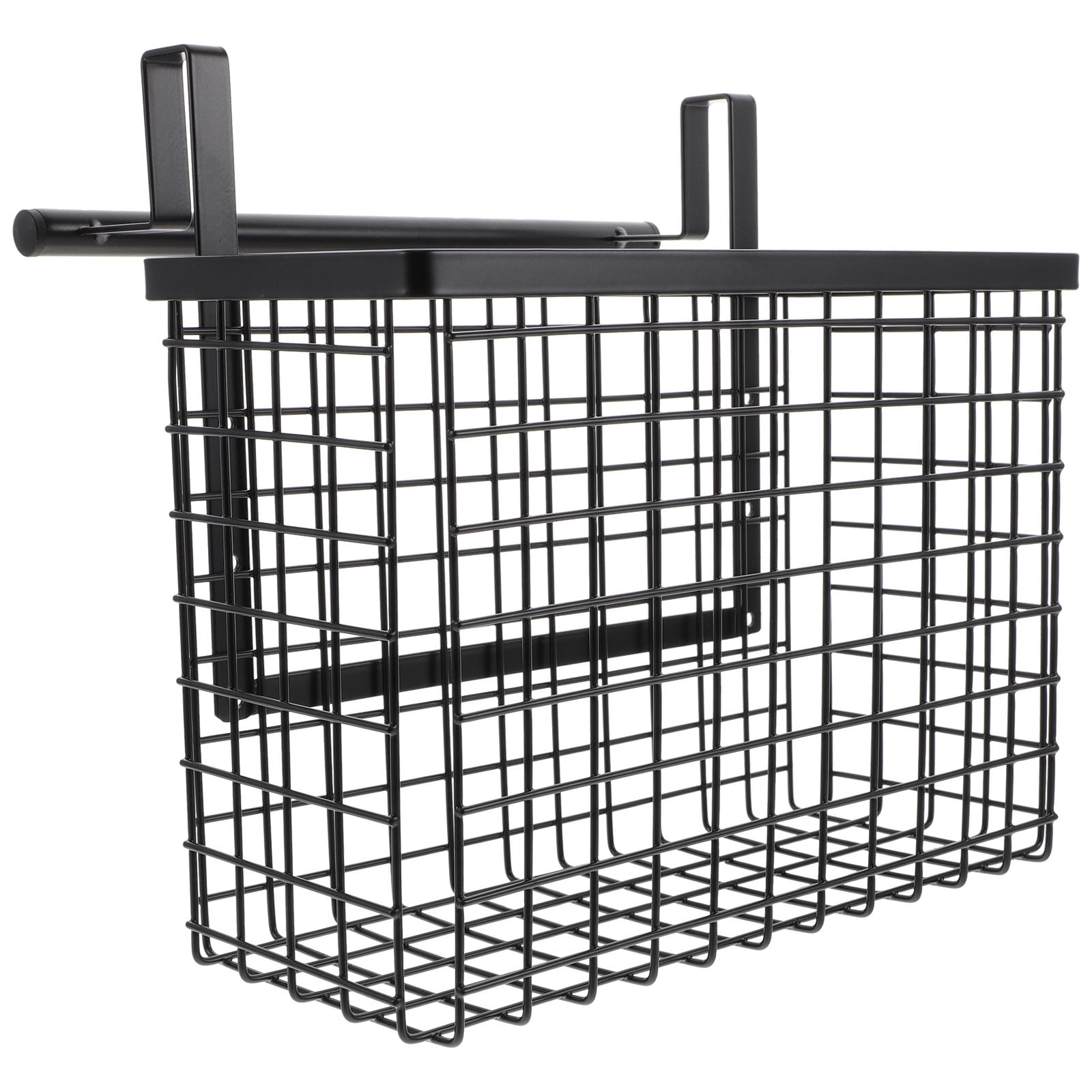 CRILSTYLEO Storage Basket Storage Hanging Basket Carbon Steel Kitchen Organization 1Pack
