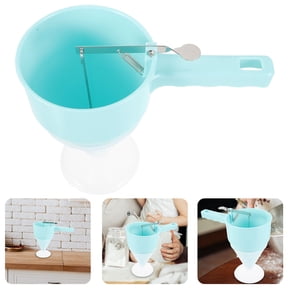 Houderco Funnel Cake Pitcher Conical Plastic Home Cooks Kitchen 1Pcs 9.82X8.25X5.11in