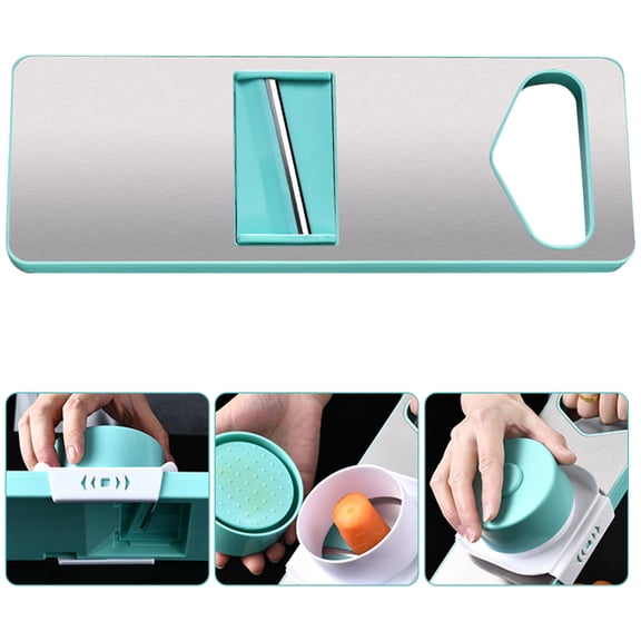 Raindrops Kitchen Multifunction Vegetable Cutter 28.50X10.50X2.00CM Sky-blue