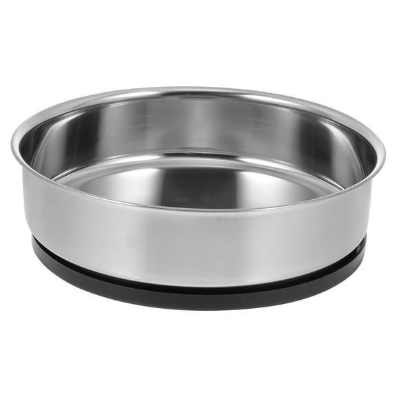 FOMIYES 1Pc Stainless Steel Rotating Organizer Tray Plated Silver for Kitchen Bathroom and Desktop Storage